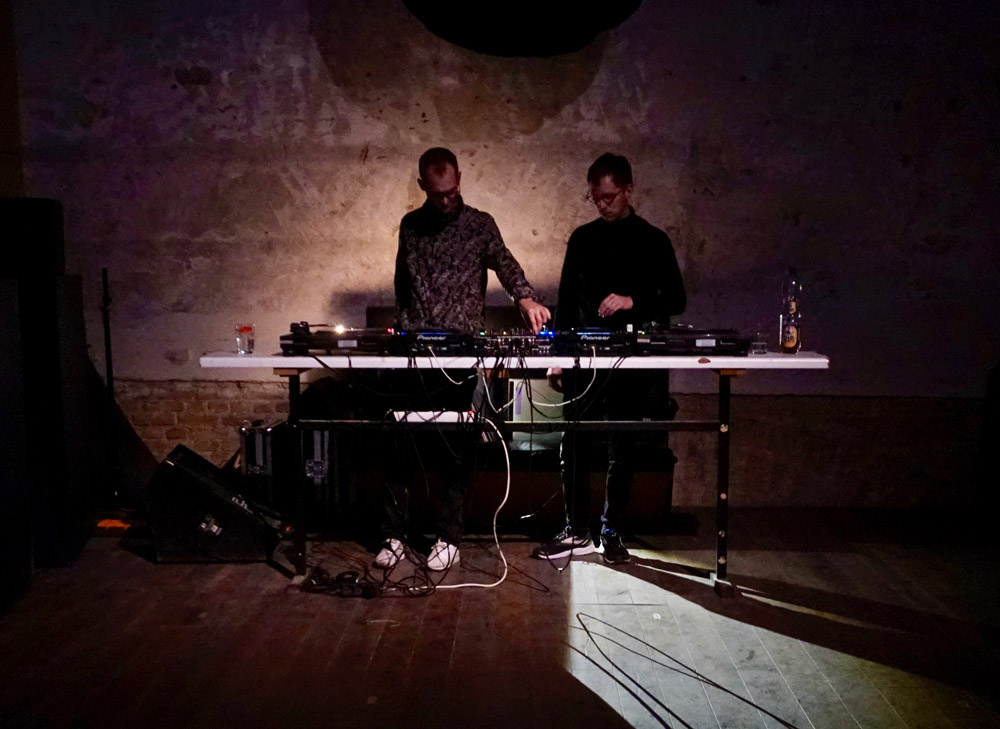 DJ set by Jacob Eriksen and Lukas Grundmann at Eavesdrop Festival, Musikbrauerei Berlin, 2018